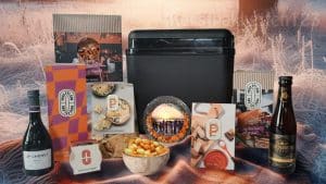 Feestdagen proefplank koelbox winter