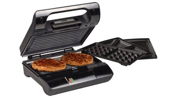 Princess Grill Compact Pro in kerstpakket – voor het grillen van vlees, panini’s, tosti’s en wafels