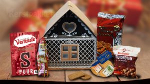 Sinterklaas smulhuisje met Sint lekkernijen