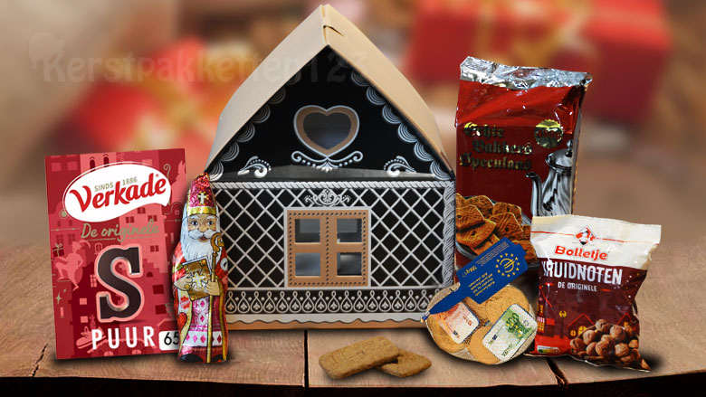 Sinterklaas smulhuisje met Sint lekkernijen