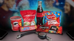 Christmas Connect kerstpakket met oplaadkabel en snacks – origineel en budgetvriendelijk kerstcadeau