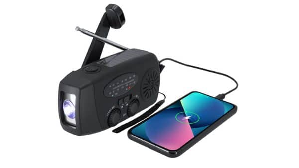 Multifunctionele noodradio opladen telefoon