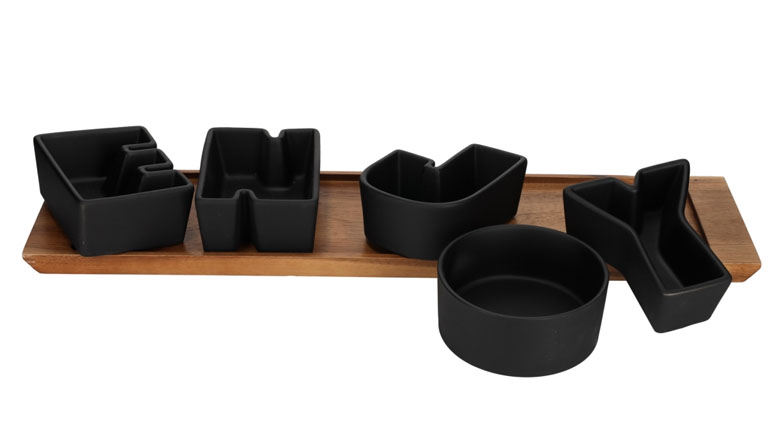 JENS Living Serveerset ENJOY Zwart