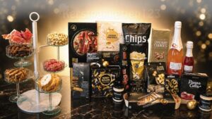 Kerstpakket cocktail party serveertoren