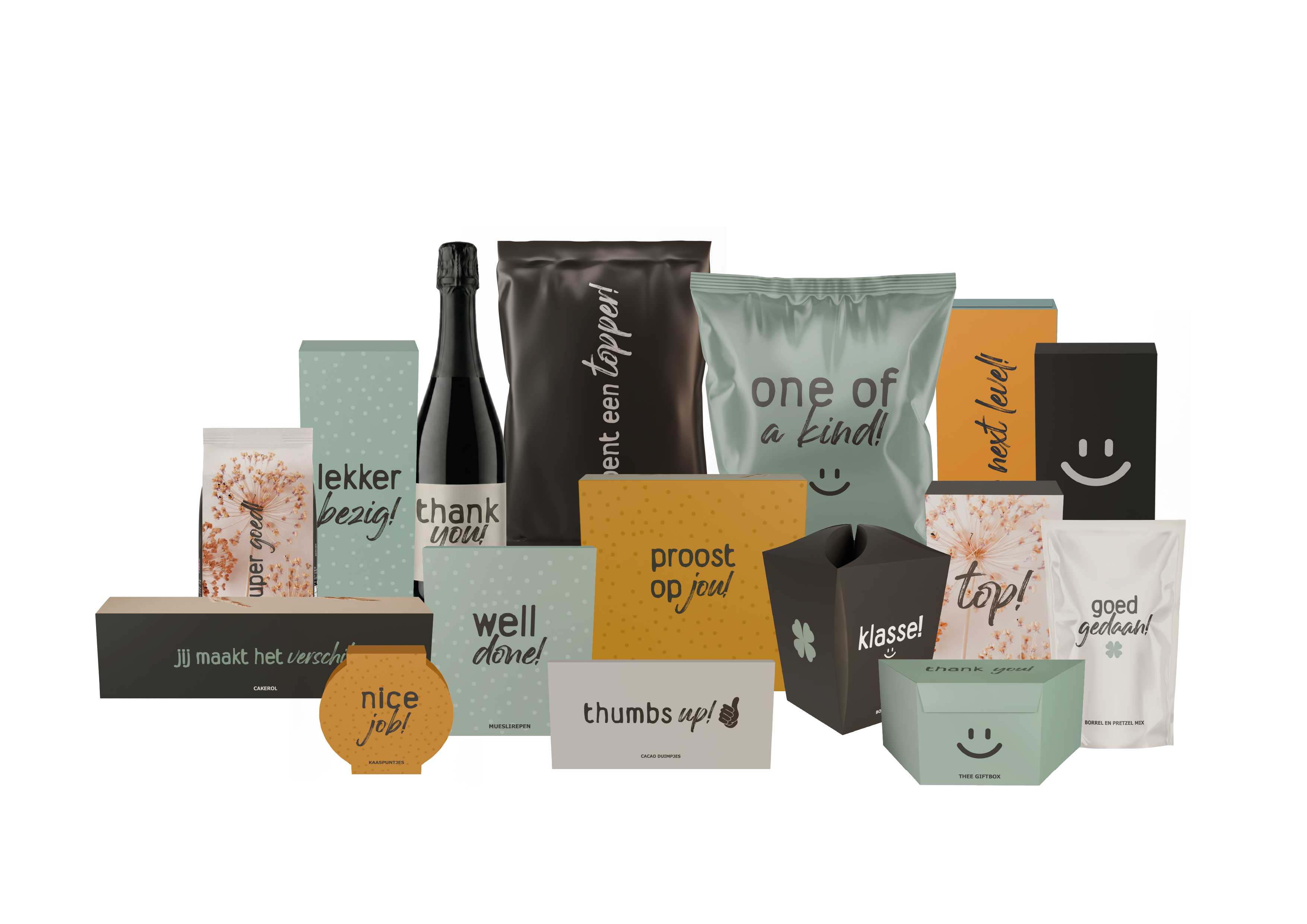 Waardering en aandacht vormen de basis van het kerstpakket thema Thank You